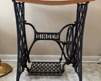 Vintage sewing treadle