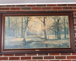 "October Morn" American artist by Robert Wood 
1889-1979