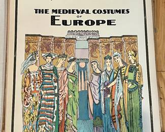 1 of 2 "The History of the Feminine Costume of the World" books - w/10 book per pack