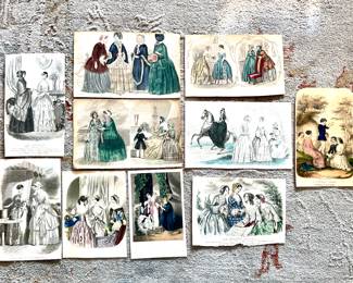 Fashion and Costumes from  "Goday's Lady's Book" 