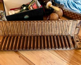 Antique Cigar rolling wooden box 