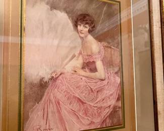 Hanri Royer Portrait in pastel 