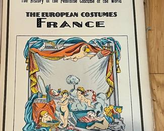 1 of 2 "The History of the Feminine Costume of the World" books - w/10 book per pack