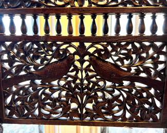 Antique Hand carved Asian Pidda chair  