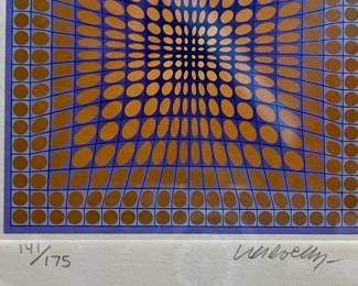 "Pontos" by Vasarely - #141/175