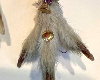 2 Jeweled Grouse claws - made in Scotland