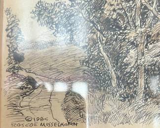 1985 Roscoe Misselhorn - etching 