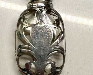 Small Sterling perfume bottle - side 2