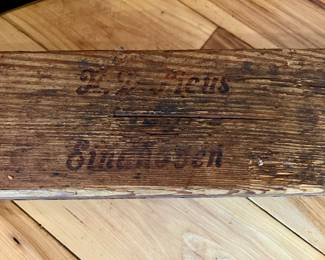 Antique Cigar rolling wooden box 