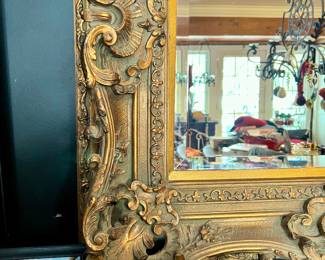 Large stunning ornate framed mirror