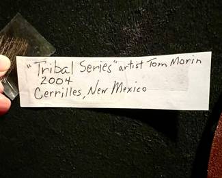"Tribal Series" artis Tom Morin 2004 - Cerrilles, New Mexico