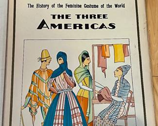 1 of 2 "The History of the Feminine Costume of the World" books - w/10 book per pack