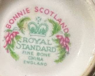 2- Bonnie Scotland Royal Standard tea cups