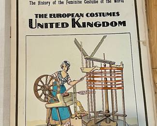 1 of 2 "The History of the Feminine Costume of the World" books - w/10 book per pack