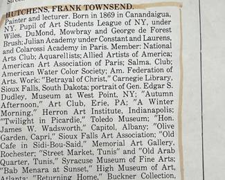 Frank Townend Hutchens 