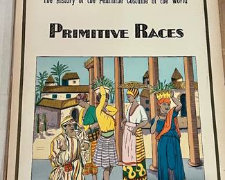 1 of 2 "The History of the Feminine Costume of the World" books - w/10 book per pack