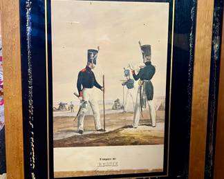 1 of 6 Empire de Russie  - Russian Army 1840 Litho Monte & Eckert 