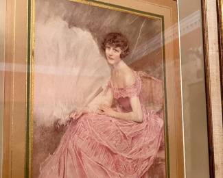 Hanri Royer Portrait in pastel 