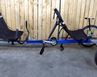 TerraTrike Rover 2-Person Recumbent Trike 