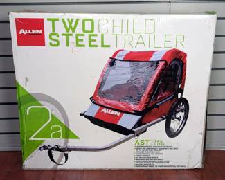 Allen Sports Two Child Steel Bicycle Trailer