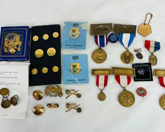 Variety of Pins & Medals