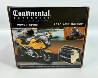  New Continental Batteries Power Sport Battery
