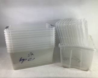 Clear Stack Storage Bins