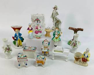 Vintage Miniature Porcelain Figurines