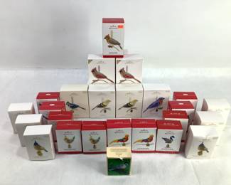Hallmark Bird-Themed Ornaments
