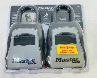 NEW Master Locks Portable Lock Box Set