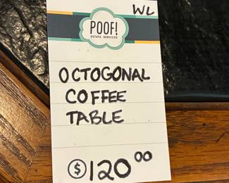 Octogonal Coffee Table 