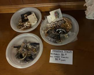 Unmarked Jewelry 