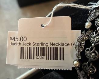 Judith Jack Sterling Necklace (A)