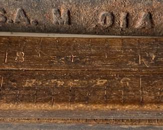 Old Brass and Wooden Folding Rulers