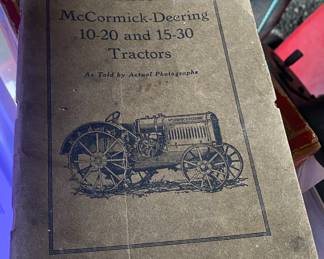 Early Overhauling McCormick Deering Tractor Manual