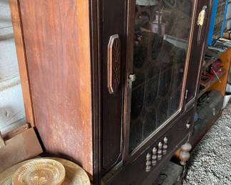Depression Era China Cabinet