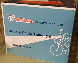 Vintage Franklin Bicycle Radio/Headlight