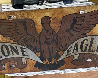Lone Eagle Car Plate