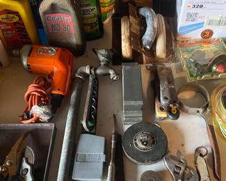 Assorted Tools and Outdoor Chemicals