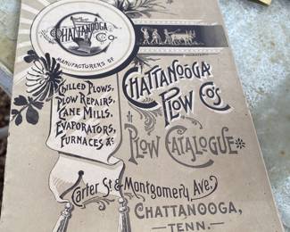 Early Chattanooga Plow Co. Catalogue (T.F. Harris Thomasville, N.C.)