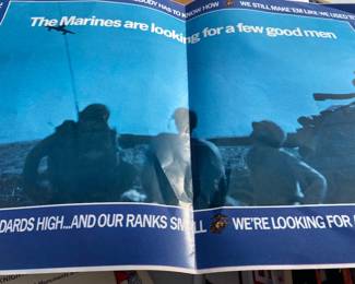 Small Vintage Marine Corps Poster