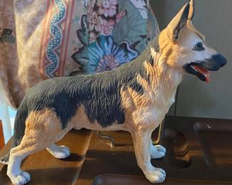 Vintage Germa Sheperd Figure