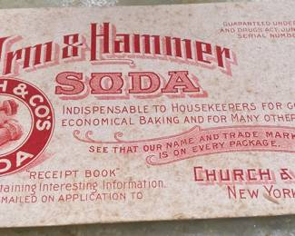 Early Arm & Hammer Baking Soda Advertising Ink Blotter