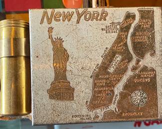 Vintage New York Souvenir Lipstick/Compact