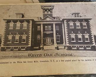 RPPC White Oak Schools Cone Mills Greensboro, N.C. (one of four cards to be sold separately)