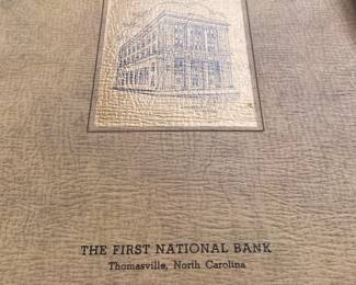 First National Bank Thomasville, N.C. 40th Anniversary Program