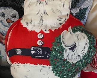 Vintage Santa Pillow