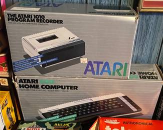 Atari Home Computer and Atari Program Recorder