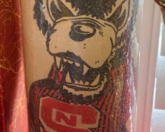 Vintage Unused N.C. State Candle