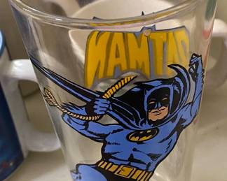 Vintage Batman Glass